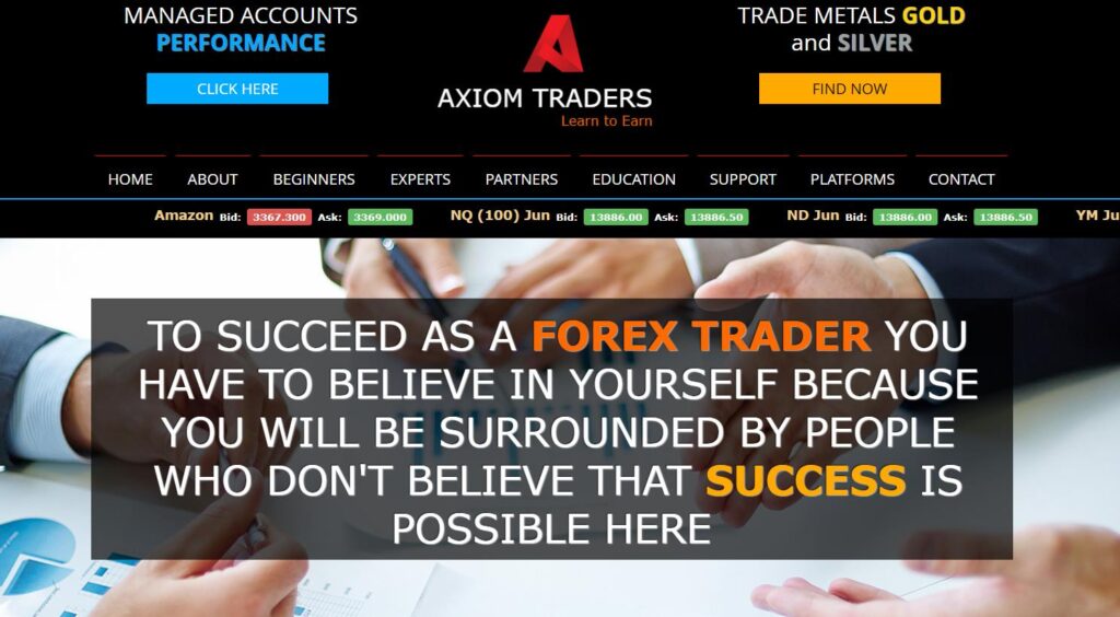 трейдинг с axiom traders