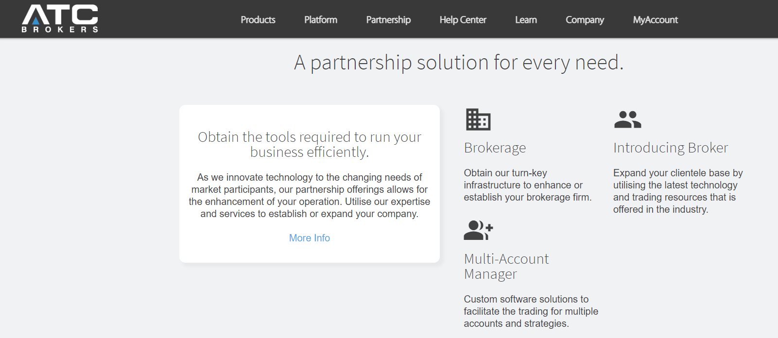 Что предлагает ATC BROKERS? Услуги и партнёрские программы