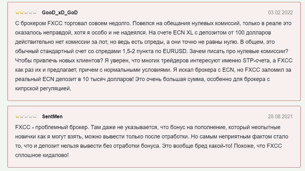 Вся правда о брокерской компании FXCC